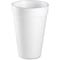 Dart Disposable Cup, Hot/Cold, Foam, 16 oz, White, PK1000 16J16 - alternate 1