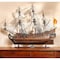 Homeroots Sailboat Model With Chrome And Brass Fittings 376346 - alternate 3