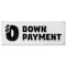 Signmission $0 Down Payment, 18 Inch, Banner B-30332 - alternate 1