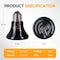 Simple Deluxe Ceramic Heat Emitter Reptile Heat Lamp Bulb No Light Emitting Brooder Coop Heater, 2PK PTBULBINVISIBLE25SX2 - alternate 5