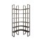 Homeroots Brown Iron and Solid Wood Six Tier Bookcase 392221 - alternate 1