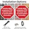 Signmission Forklifts Must Completely Stop and, 6 inch X 6 inch, Plastic Sign, 2PK OC-P-2PACK-6-256 - alternate 7