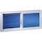 Duo- 31.875'' W. x 15.5'' H White Vinyl Double Slide Basement Window 3216 BDS - alternate 2