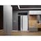 Vdomdoors Front Exterior Prehung Steel Door Ronex1011 Grey Sidelight and Transom Window Sidelite Stainless RONEX1011EXD-GRE-W36+12 x H80+16-LH-I - alternate 5