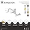 Kingston Brass Double-Handle Wall Mount Bathroom Faucet, Antique Brass KS3243PX - alternate 4