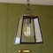 Vaxcel Grant 1-Light 7 in W Burnished Bronze Farmhouse Lantern Pendant, Clear Glass Ceiling Fixture P0050R - alternate 7