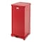 Rubbermaid Commercial Defenders Biohazard Step Can, Square, Steel, 24 gal, Red FGST24EPLRD - alternate 1