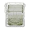 Homeroots 4" White Glass and Metal Lattice Tabletop Lantern Candle Holder 488179 - alternate 4
