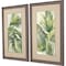 Homeroots Set Of Two Summer Breeze Brown Framed Wall Art, 2PK 649159 - alternate 2
