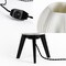 Jonathan Y Wavy 16.5 in. Modern Contemporary Plant-Based PLA 3D Printed Dimmable LED Table Lamp, White/Black USA1000A - alternate 4