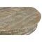 Homeroots 30" Gray Rounded Solid Wood Pedestal Base Dining Table 488594 - alternate 4
