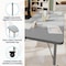 Flash Furniture Commercial Adjustable Height Rectangular Activity Table - Locking Casters-Gray XU-A2460-REC-GRY-T-P-CAS-GG - alternate 5