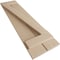 Ekena Millwork Rustic Two Board Joined Board-n-Batten Rough Cedar Faux Wood Shutters w/Z-Board, 11W x 76H, PR SHUBJZ11X76RCPR - alternate 12