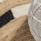 Jonathan Y Porto Geometric Jute Circle Natural/Cream/Black 6 ft Round Area Rug RNF106A-6R - alternate 3