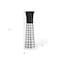Homeroots 17" Black And White Abstract Cylinder Ceramic Table Vase 397550 - alternate 3