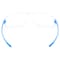 General Electric 03 Series Impact-Resistant Safety Glasses Clear Lens Blue Frame 1 pk GE103C - alternate 4