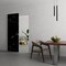 Sartodoors Hidden Barn with Silver Edges - Planum 0010 Nero Marquina 28" x 96" PLANUM0010HB-S-NS804-2896 - alternate 1