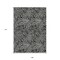 Homeroots 9' X 12' Black And Ivory Abstract Washable Indoor Outdoor Area Rug 599692 - alternate 6