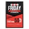 M&T Displays Snap Frame 24 in. X 36 in. Poster Size, 1 in. Black, Mitred Corner, 5PK UCN255B024x7995 - alternate 2