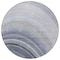 Homeroots 8' Denim Blue And Navy Blue Round Abstract Washable Indoor Outdoor Area Rug 577291 - alternate 4