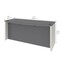 Connexion Executive Desk Bowfront Desk, Slate/Sandstone, 29.8" D X 30.4" H, 71.1" W X Melamine 93400-1159 - alternate 2