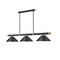 Z-Lite Vanguard Matte Black + Rubbed Brass 3 Light Billiard 3050-3MB-RB-MMB - alternate 1