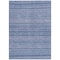 Homeroots 3' X 5' Denim Blue And Sky Blue Striped Washable Indoor Outdoor Area Rug 615344 - alternate 4