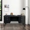 Regency Mesa Steel Double Pedestal Teacher's Office Desk 60in x 30in, Grey Top, Black Base 66266DPGYBK - alternate 4