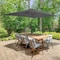 Pure Garden 10 Rectangular Patio Umbrella, Gray 50-LG1275 - alternate 6