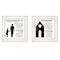 Homeroots Set Of Two My Grandparents are the Best 2 White Framed Print Wall Art, 2PK 407478 - alternate 1