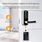 Wrightmaster 5 in 1 Corded Aluminum Smart Lock Deadbolt, Keyless Entry Door Lock with Fingerprint Digital, APP C ZR-07T-SR - alternate 4