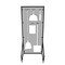 5S Supplies Housekeeping Shadow Board Broom Station V12, Gray / White, Kit, No Text HSB-V12-GRAY/WHITE-KIT-NO TEXT - alternate 1