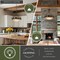 Vaxcel Bozeman 4-Light 24 in. Wide Burnished Bronze Rustic Bear Bowl Pendant Light Amber Glass PD55724BBZ - alternate 5