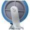 Vestil Polyurethane Swivel With Brake Caster 8 In. Diameter x 2 In. Width 925 lb Light Blue/Gray CST-KB-8X2PUP-SWB - alternate 5