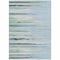 Homeroots 10' X 14' Sky Blue Aqua And Gray Striped Washable Indoor Outdoor Area Rug 597294 - alternate 5