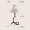 Jonathan Y Antler 27.5" Rustic Resin LED Table Lamp, Brown JYL6305A - alternate 4
