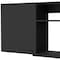 Homeroots 39in Black Accent Cabinet With Two Shelves 518043 - alternate 4