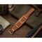 Elegani Canvas Band Compatible with Apple Watch 45mm, Brown, Brown/Rose Gold/Yellow Gold Buckle NLT-BRN-45 - alternate 2