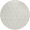 Homeroots 8' Ivory And Beige Round Geometric Washable Indoor Outdoor Area Rug 595747 - alternate 3
