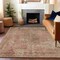 Homeroots 9' X 12' Beige And Taupe Abstract Washable Indoor Outdoor Area Rug 615498 - alternate 5