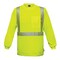 Reflective Apparel ANSI Type R Class 2 Long Sleeve T-Shirt with 3M Scotchlite Comfort Trim 202CT-LM-3X - alternate 1