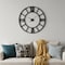 Homeroots 42" Black Iron Analog Round Wall Clock 609407 - alternate 3