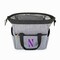 Picnic Time Family Of Brands NCAA Northwestern Wildcats On The Go Lunch Bag Cooler - Soft Cooler Lunch Box, Heathered Gray 510-00-105-434-0 - alternate 2