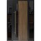 Vdomdoors Steel Door Dekton 0163 Venezia Noce 96вЂќ/ 2 Side Exterior Windows Sidelites/ Entry Door Painted W1 DEKTON0163EXD-VEN-W16+36+16xH96-RH-I - alternate 1
