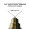 Neiko Step Drill Bit Set and Automatic Center Punch, 5 Piece, 41 SAE Sizes Total, 1/8 in - 1-0.375 in 10169A - alternate 4