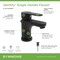 Symmons Identity Single Hole Single Handle Bathroom Faucet with Push Pop Drain (1.0 GPM) SLS6712MBPP - alternate 2