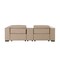 Homeroots 93in Cream and Brown Leather Power Reclining Loveseat With Storage 720538 - alternate 5