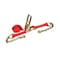 Tie 4 Safe 3'' x 60' Ratchet Strap w/ Chain Extension. WLL: 5,400 LBS Red RT20R-1560-F87-R-C-1 - alternate 1