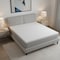 Homeroots 4in White Memory Foam California King Mattress Topper 711957 - alternate 3