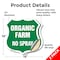Signmission No Spray Shield Sign Organic Farm, 18 inch X 18 inch, Vinyl Decal, 2PK SHI-D-2PACK-18-406 - alternate 3